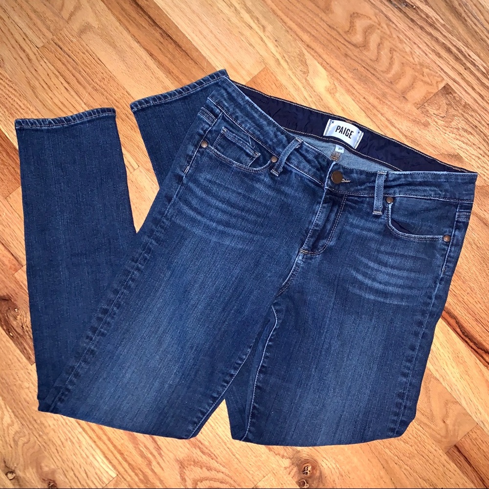 Paige Skyline Ankle Peg Skinny Jeans